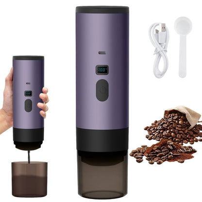 Cafetera Portátil 3 en 1 Para Capsulas y Cafe Molido