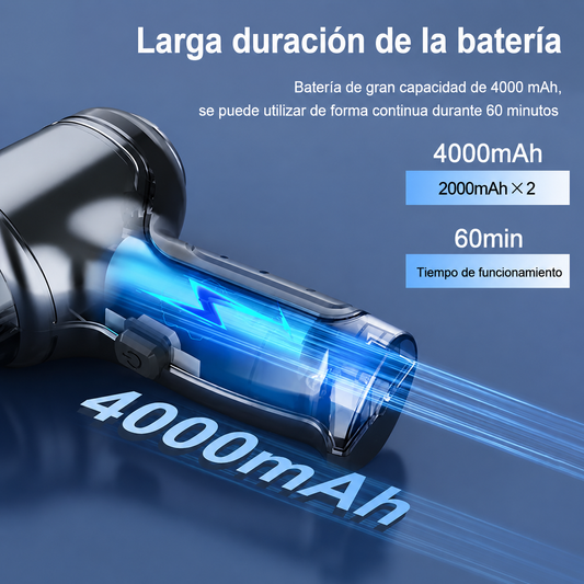 Aspiradora Inalambrica 9500PA para Coche y Casa Potente y Sin Cables