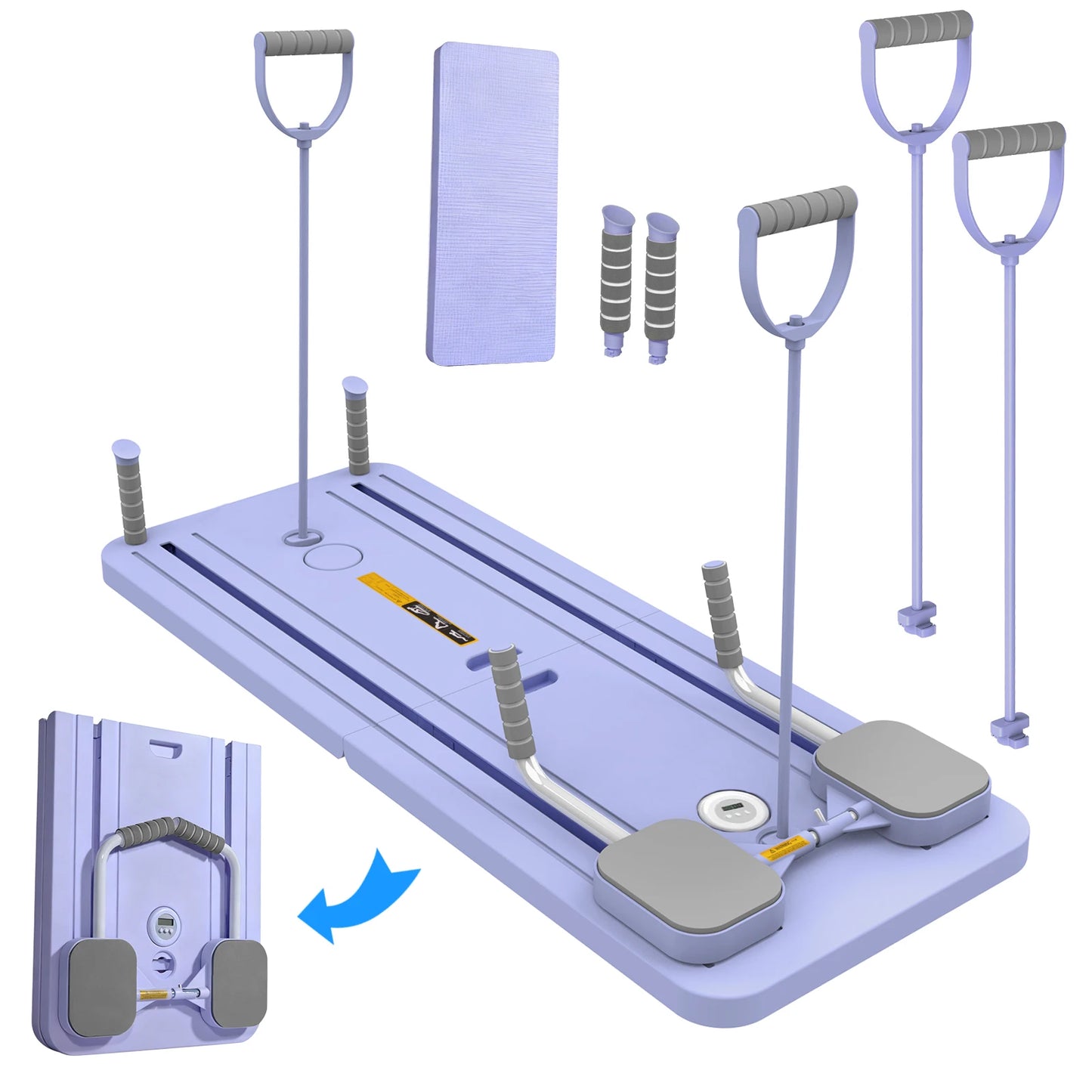 Tabla de Pilates Plegable + Bandas Elásticas