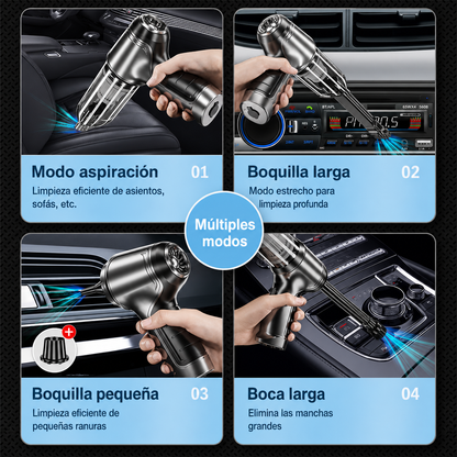 Aspiradora Inalambrica 9500PA para Coche y Casa Potente y Sin Cables